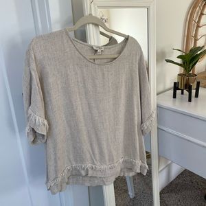 Women’s fringe top